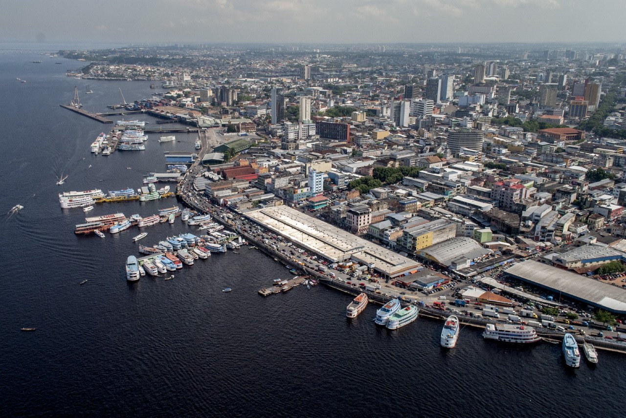 Vista do Porto de Manaus