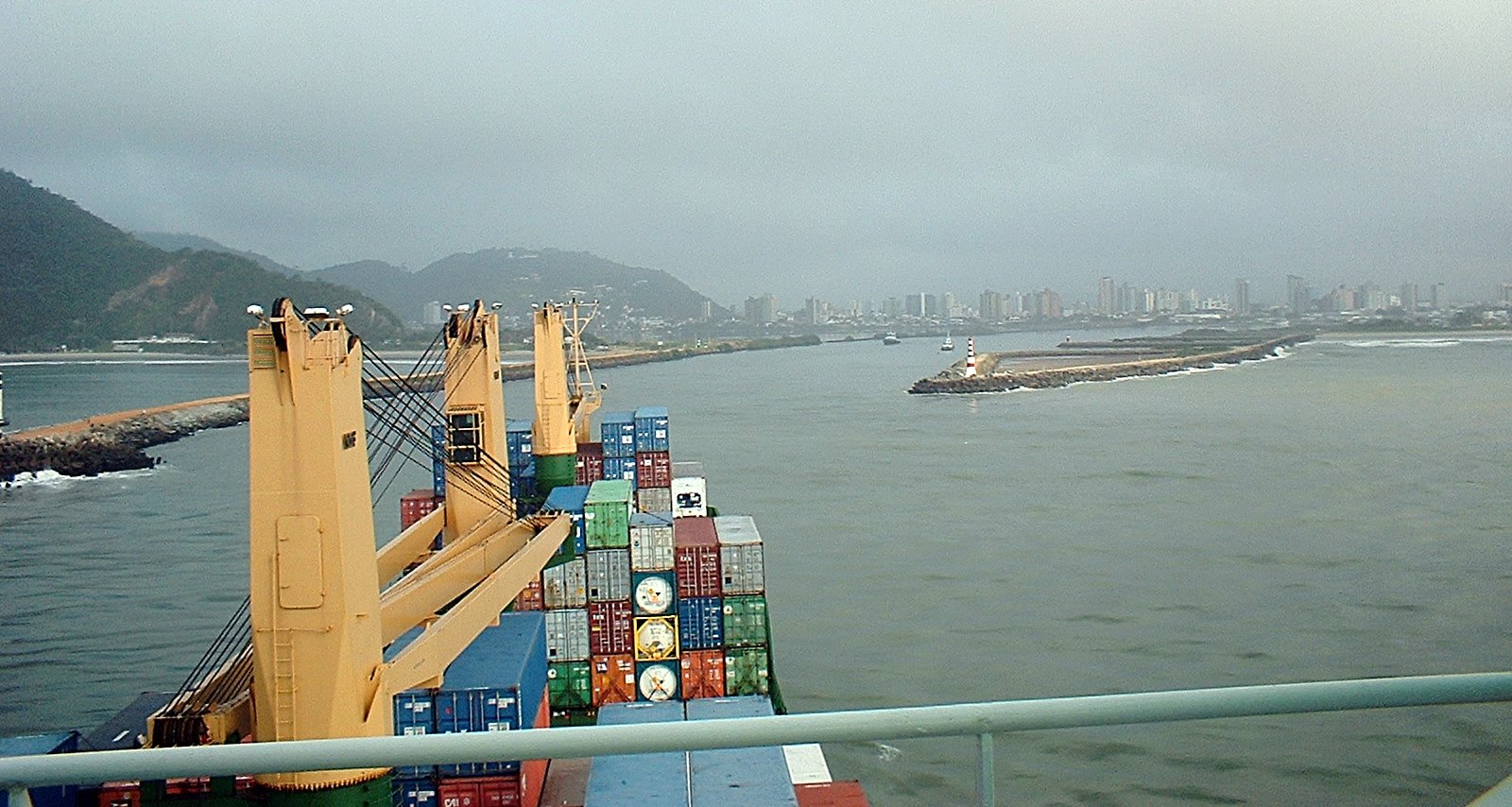 Vista do Porto de Itajaí