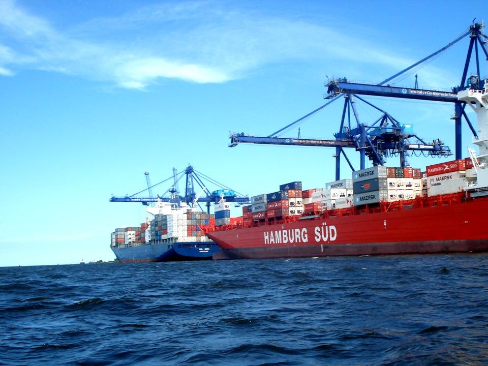 Vista do Porto de Paranaguá
