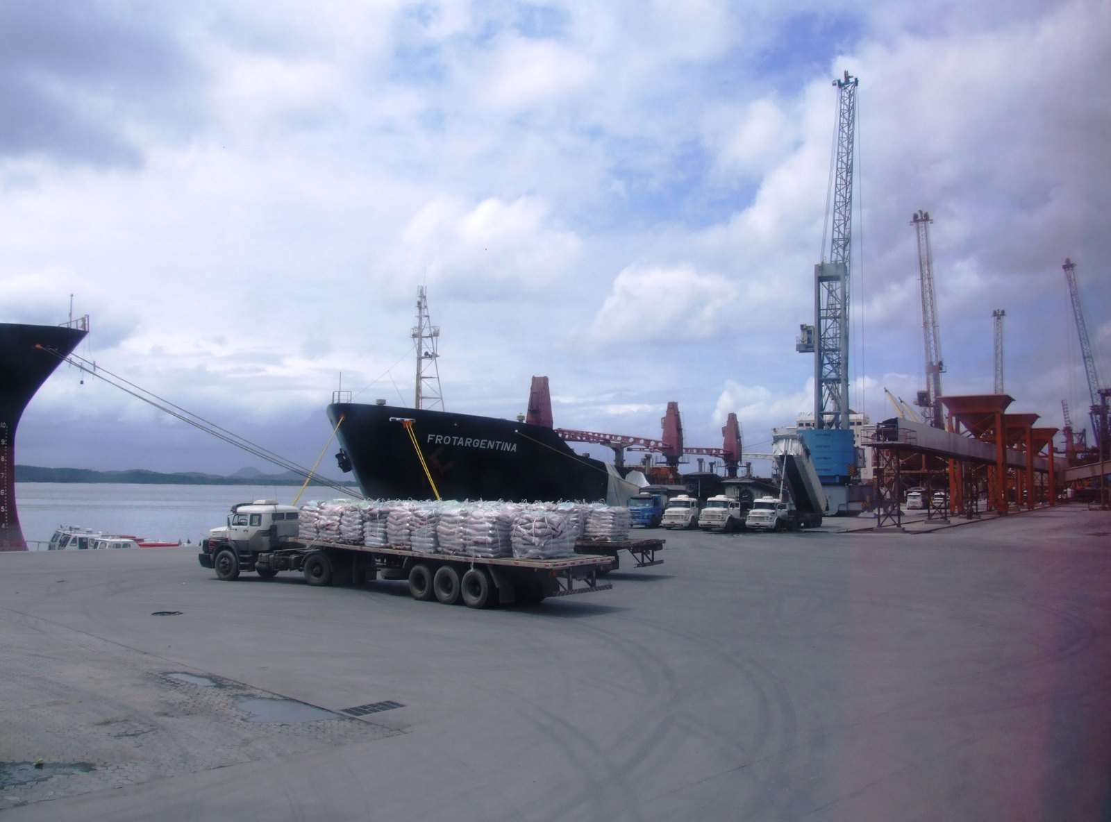 Vista do Porto de Paranaguá