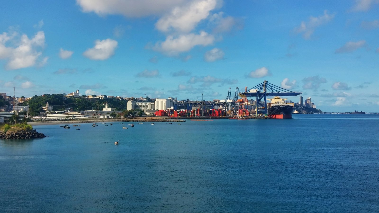 Vista do Porto de Salvador