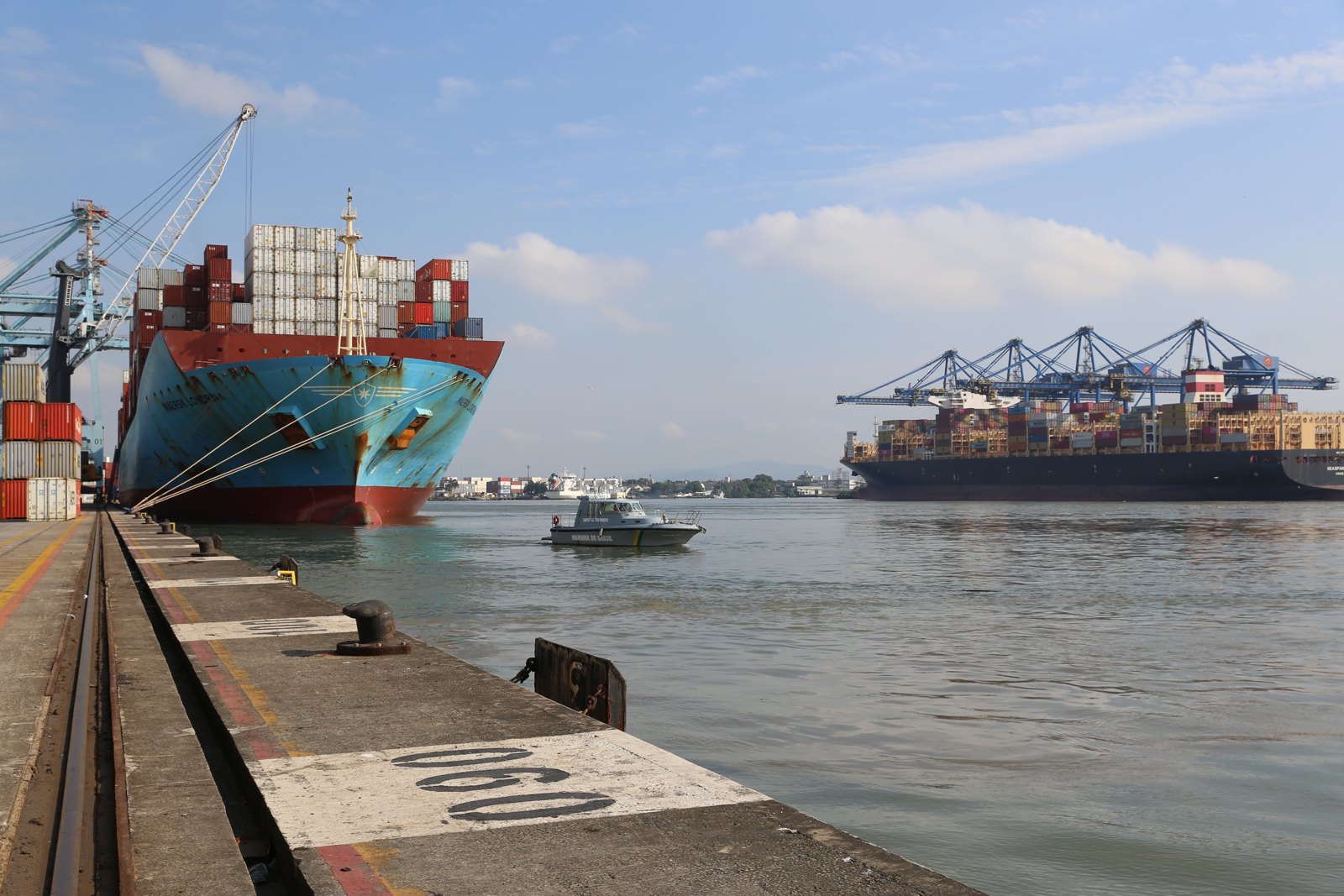 Vista do Porto de Itajaí