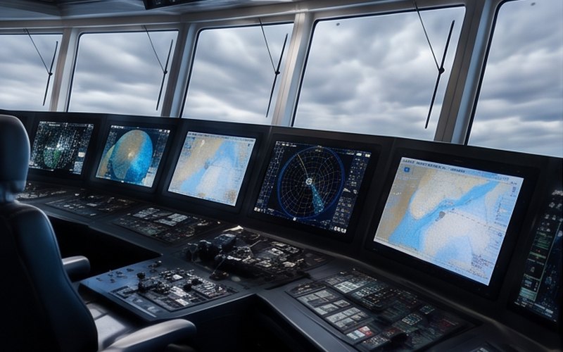 Ilustração gerada por IA sobre: KONGSBERG propõe listagem separada de seu negócio marítimo em bolsa