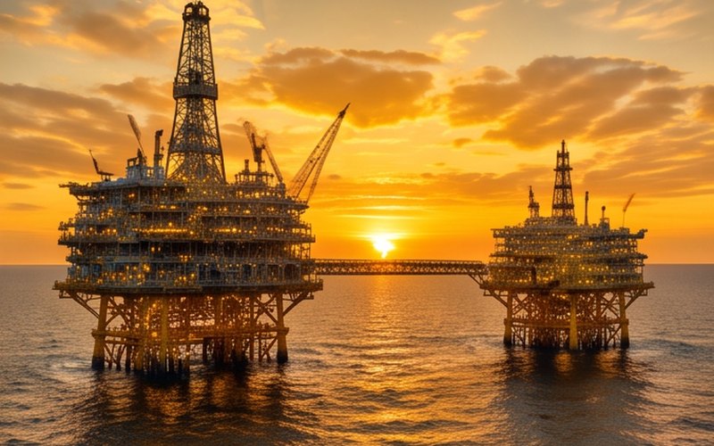 Ilustração gerada por IA sobre: SBM Offshore sai na frente na disputa pelos FPSOs de Sergipe Águas Profundas
